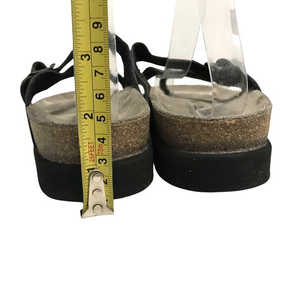 Mephisto Helen Womens Leather Cork Footbed Sandals Black Size 7.5-8 /38 - Picture 6 of 7
